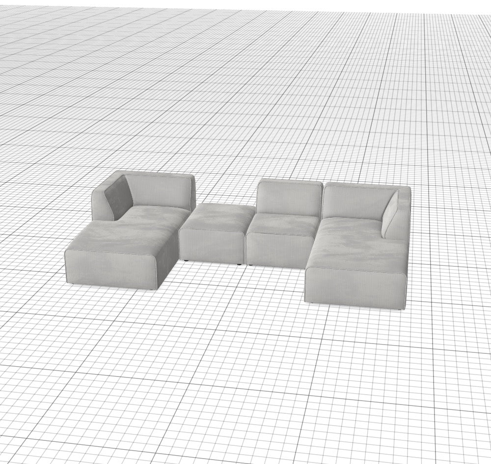 Modulaire bank Hugg - Jouw gewenste configuratie M_IYNM26