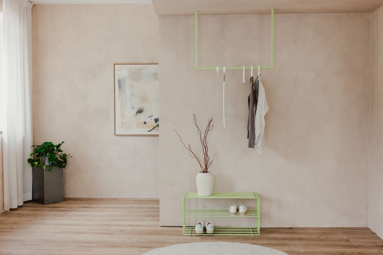 Garderobe/Kledingstang Rubi – Hangend ontwerp van staal