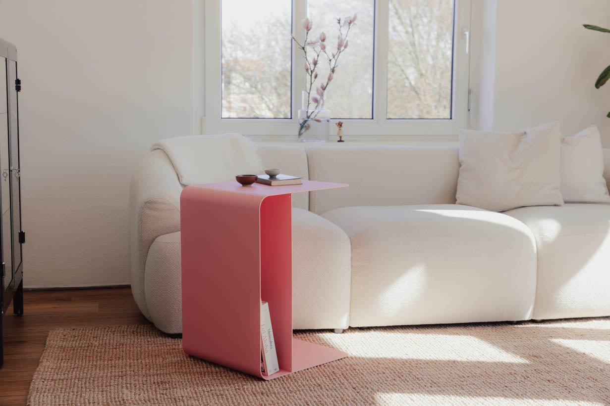 Couchtisch/Beistelltisch Cosmo – Pulverbeschichtetes Metall in modernem Design