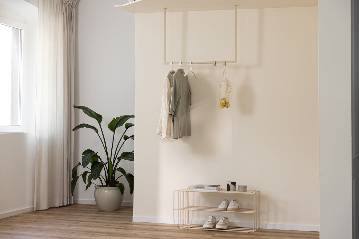Garderobe/Kledingstang Rubi – Hangend ontwerp van staal