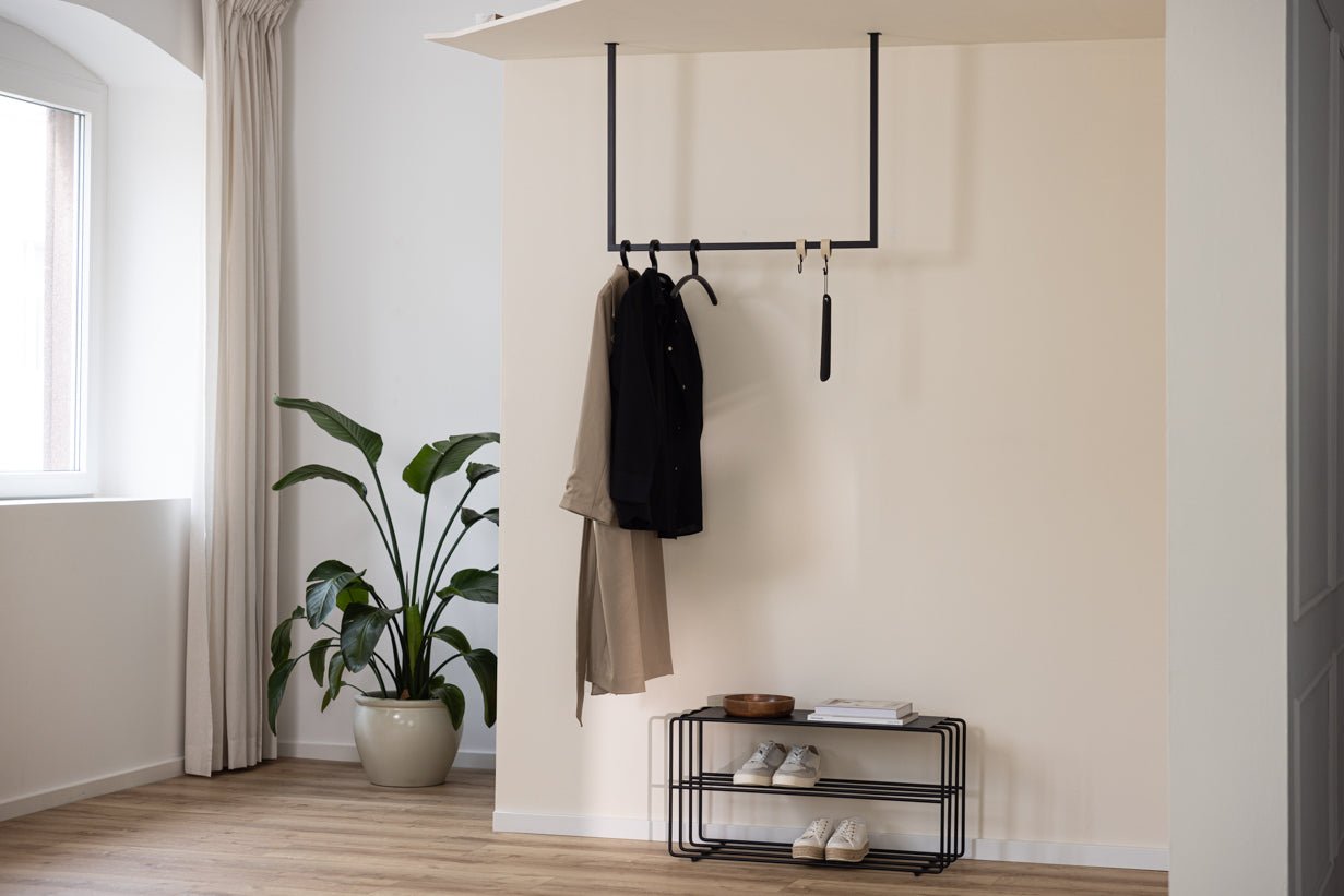 Garderobe/Kledingstang Rubi – Hangend ontwerp van staal
