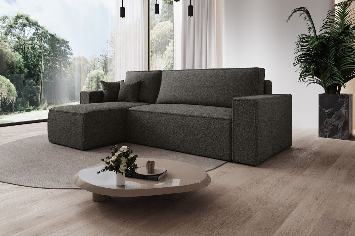 Designer Sofa Lorenzo Schlaffunktion und Stauraum aus Frrotte