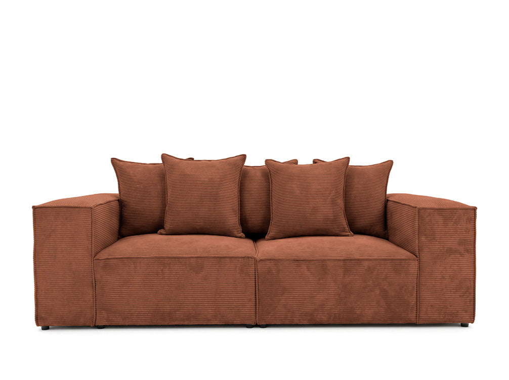 Designer Sofa 3 Sitzer Largo in Cord