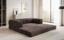Lazy Spar-Set: 3-Sitzer + Hocker in Cord