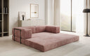 Lazy Spar-Set: 3-Sitzer + Hocker in Cord