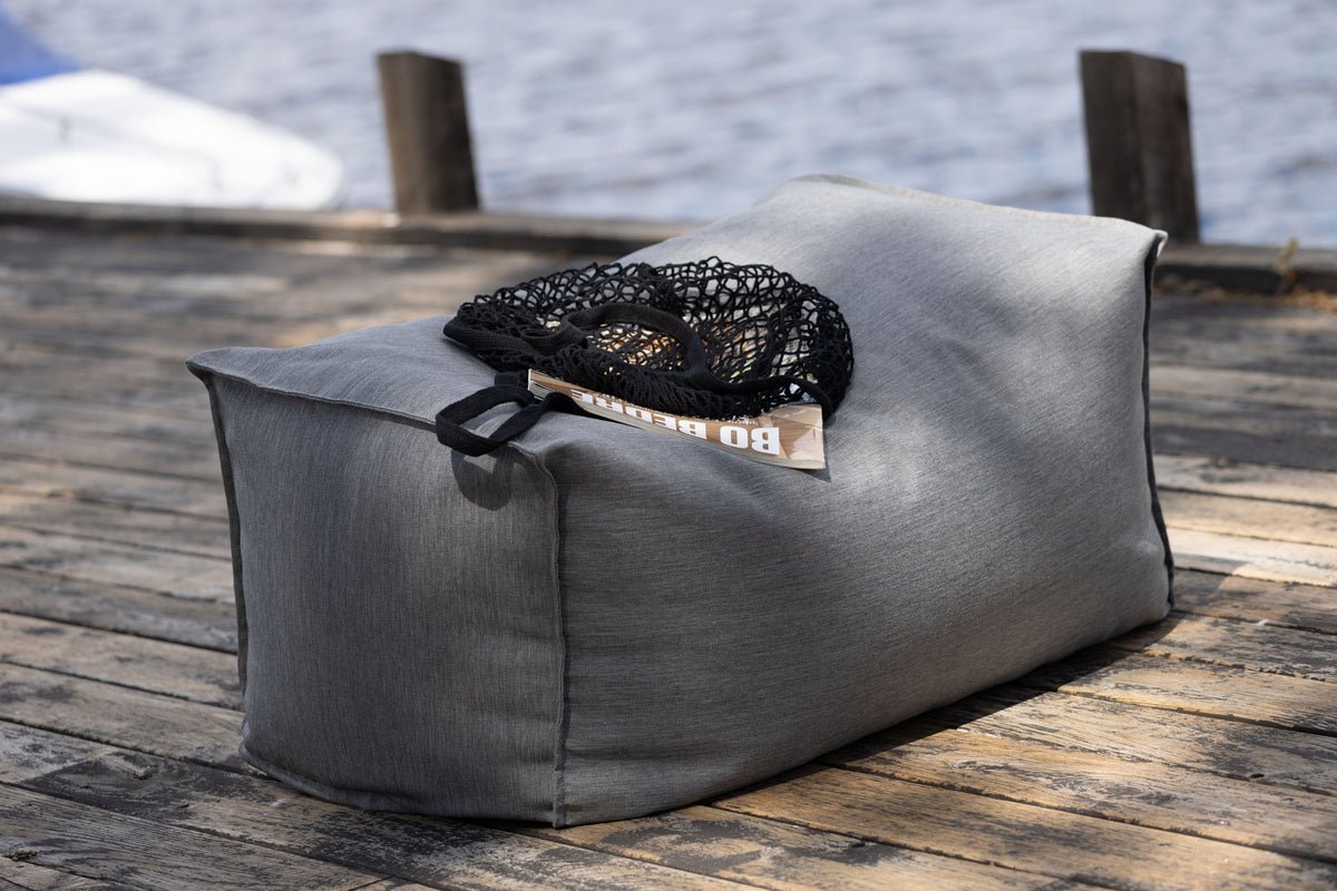 Fauteuil lounge Hello II – Disponible en gris foncé, Beige ou Blanc/Marron