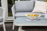 Loungeset Dreamy - aus weißem Aluminium inkl Kissen