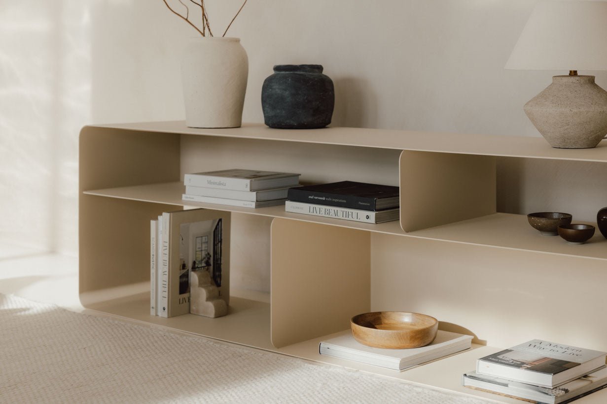 Meuble bas Tavir – Acier peint par poudrage à l'aspect rétro