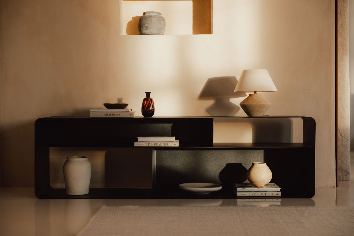 Meuble bas Tavir – Acier peint par poudrage à l'aspect rétro