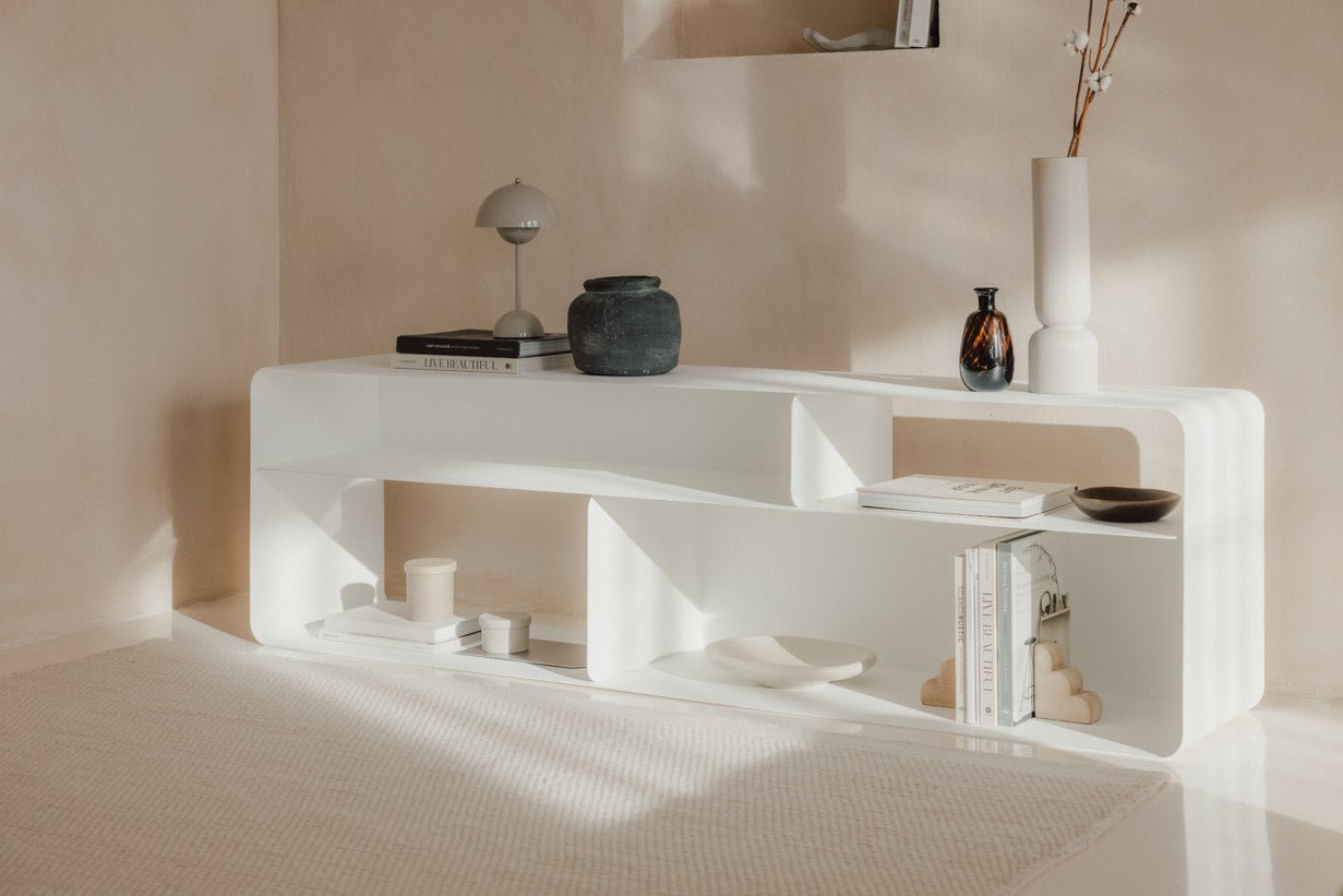 Meuble bas Tavir – Acier peint par poudrage à l'aspect rétro