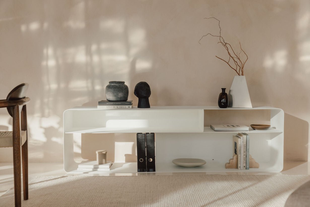 Meuble bas Tavir – Acier peint par poudrage à l'aspect rétro