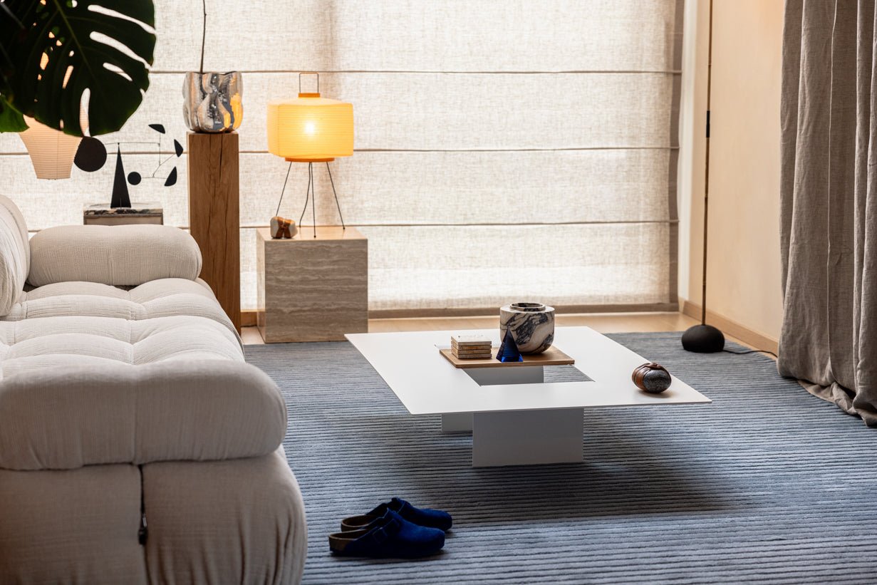 Salontafel Cut – Minimalistisch stalen ontwerp met creatieve opening