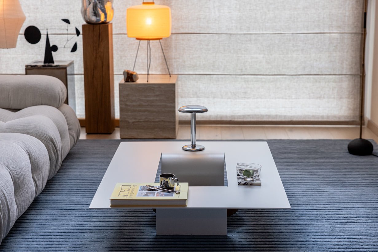 Salontafel Cut – Minimalistisch stalen ontwerp met creatieve opening