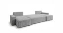 Designer Sofa Lunaro U Mini mit Schlaffunktion und Stauraum in Cord