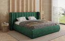 Designer Polsterbett Valentina Samt mit Stauraum