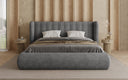 Designer Polsterbett Valentina Samt mit Stauraum