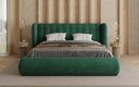 Designer Polsterbett Valentina Samt mit Stauraum