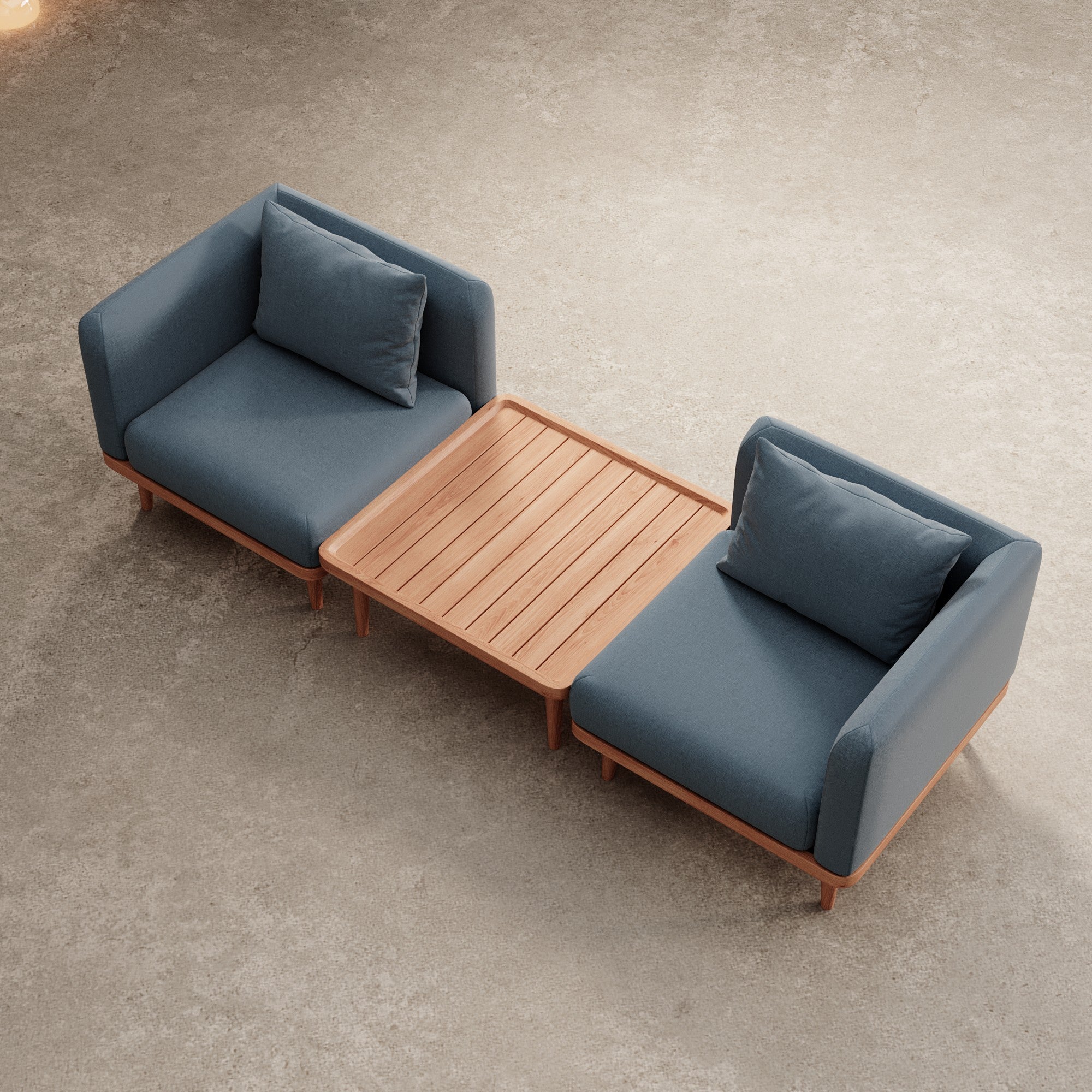 Nouri – 2 Loungemodule & Tisch | Aevora™ Kollektion