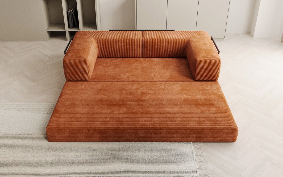 OUTLET - Designer Sofa Lazy 3 Sitzer in Cord