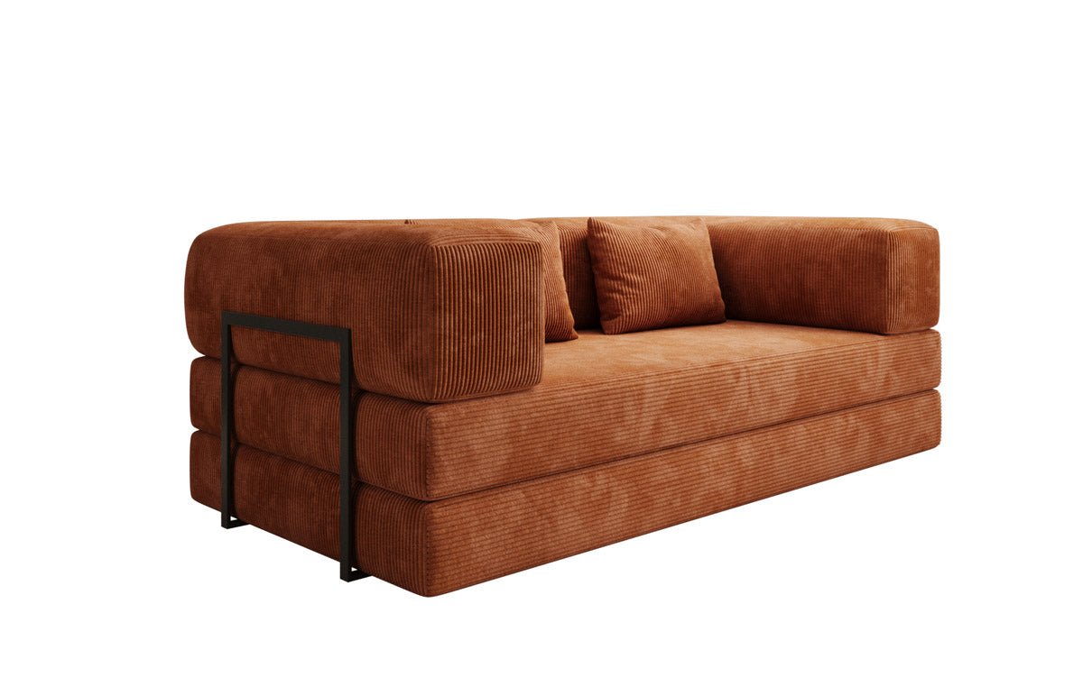 OUTLET - Designer Sofa Lazy 3 Sitzer in Cord