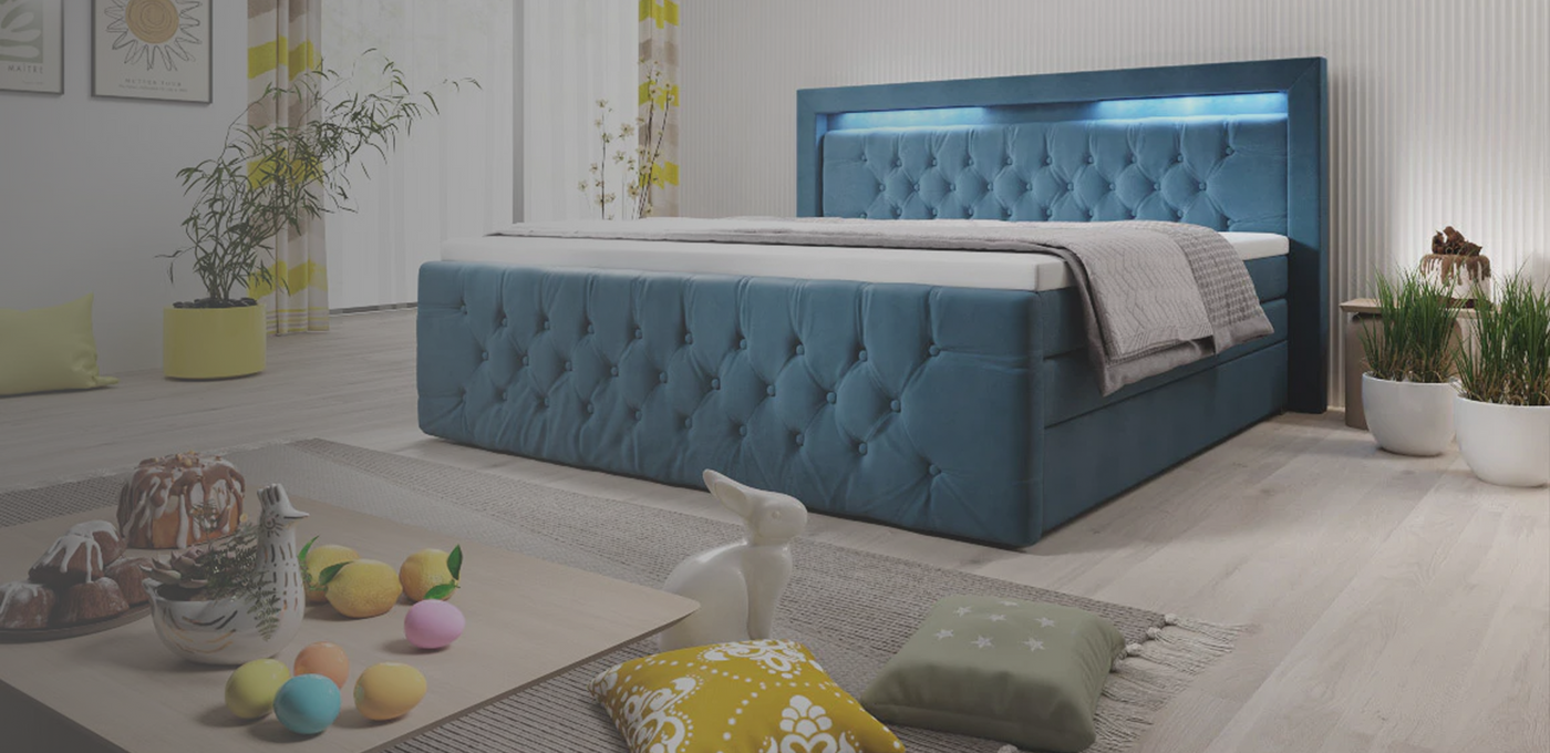 Luxe slaapkamer met op maat gemaakt bed