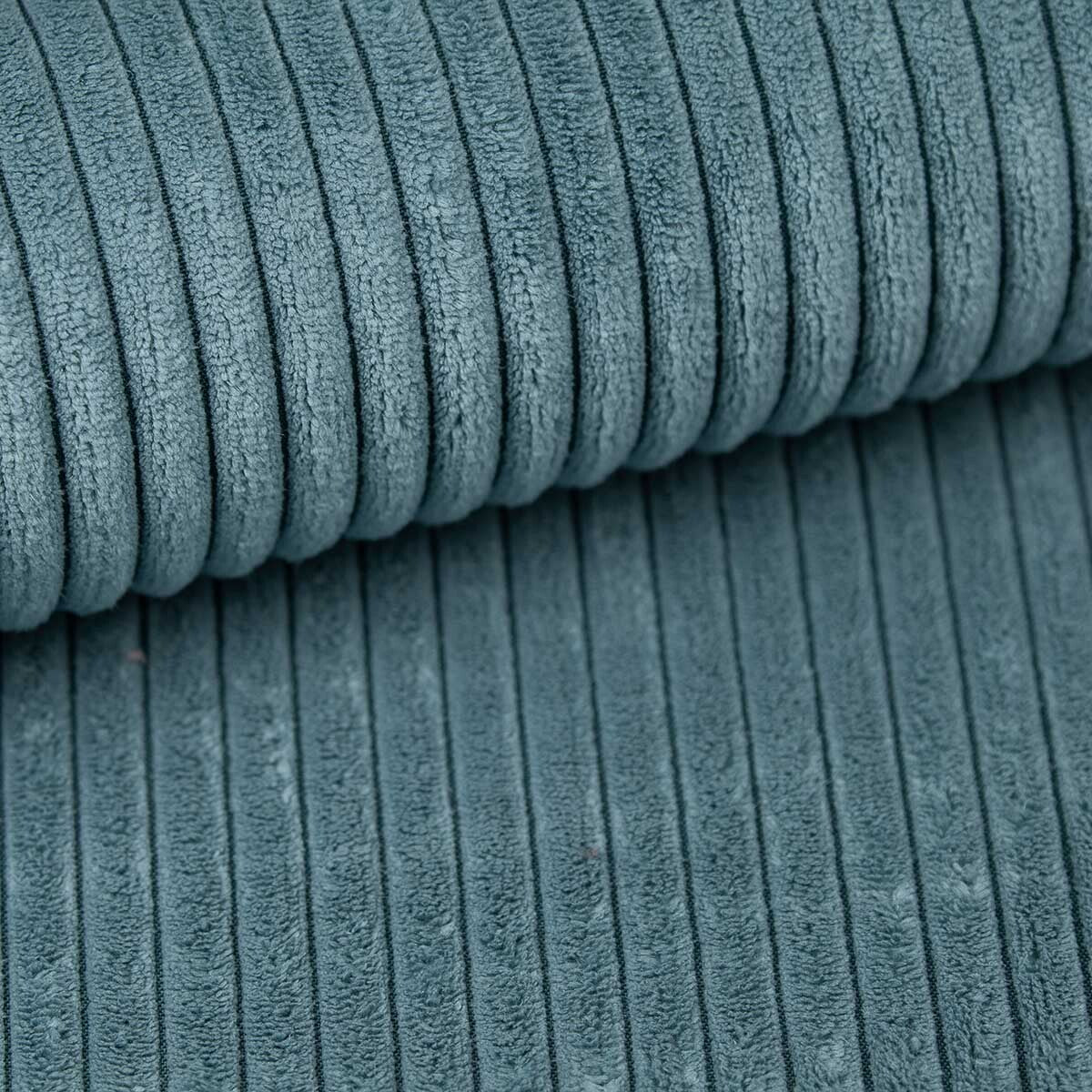 Designer gestoffeerd bed Dallas Ribstof met opbergruimte