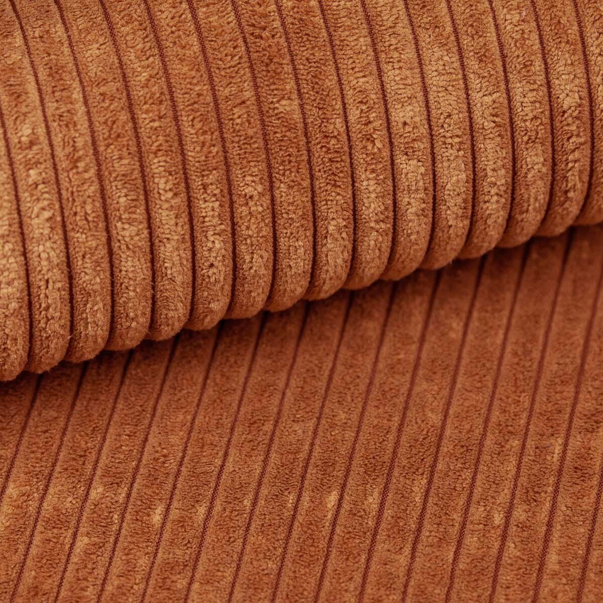 Designer gestoffeerd bed Dallas Ribstof met opbergruimte