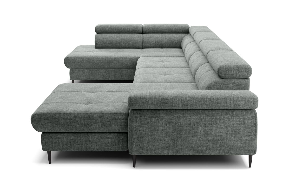 Canapé designer Cordoba III avec fonction couchage et rabattable