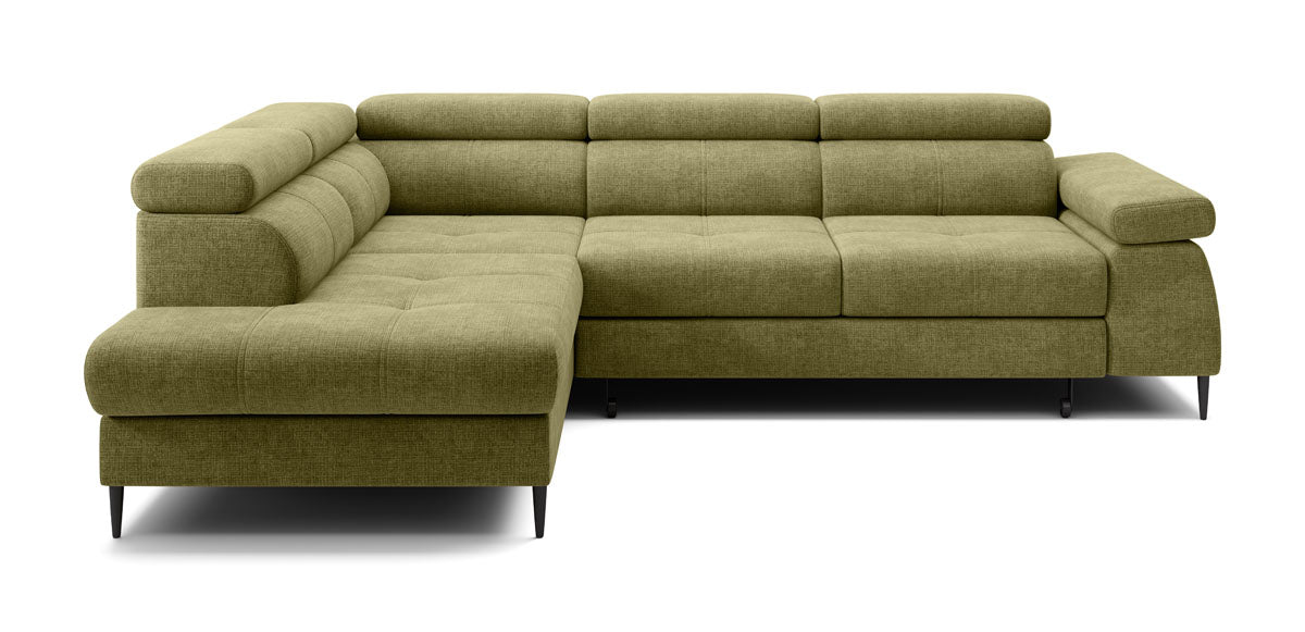 Canapé designer Cordoba II avec fonction couchage et rabattable
