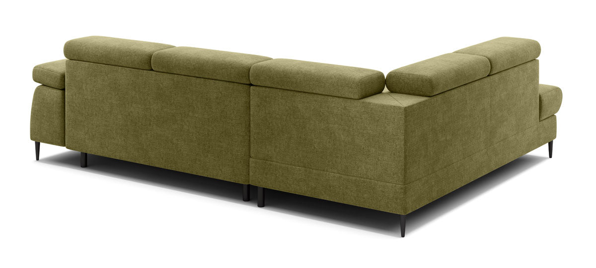 Canapé designer Cordoba II avec fonction couchage et rabattable