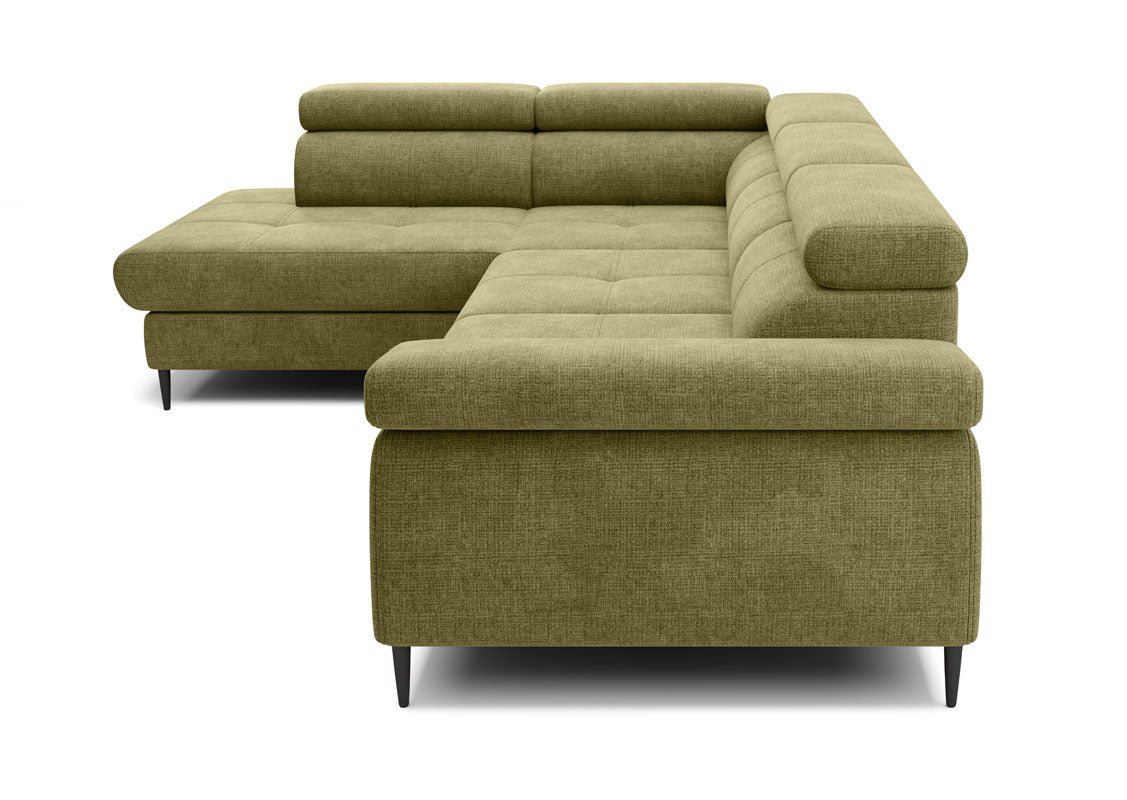 Canapé designer Cordoba II avec fonction couchage et rabattable