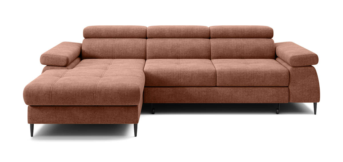 Canapé designer Cordoba I avec fonction couchage et rabattable