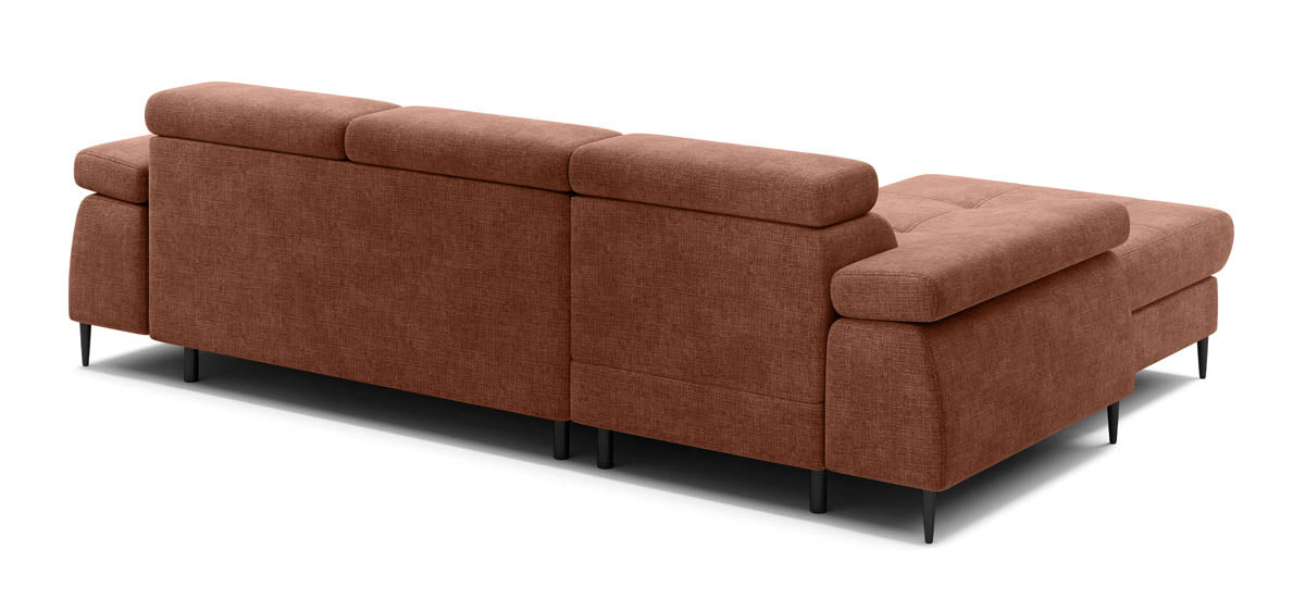 Canapé designer Cordoba I avec fonction couchage et rabattable
