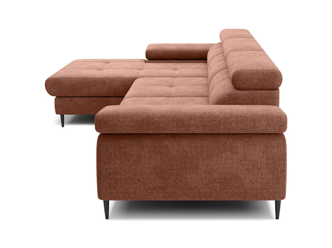 Canapé designer Cordoba I avec fonction couchage et rabattable