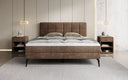 Boxspringbett Vera in Cord mit hohen Füßen