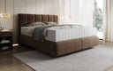 Boxspringbett Nala in Strukturstoff mit Schwebeoptik