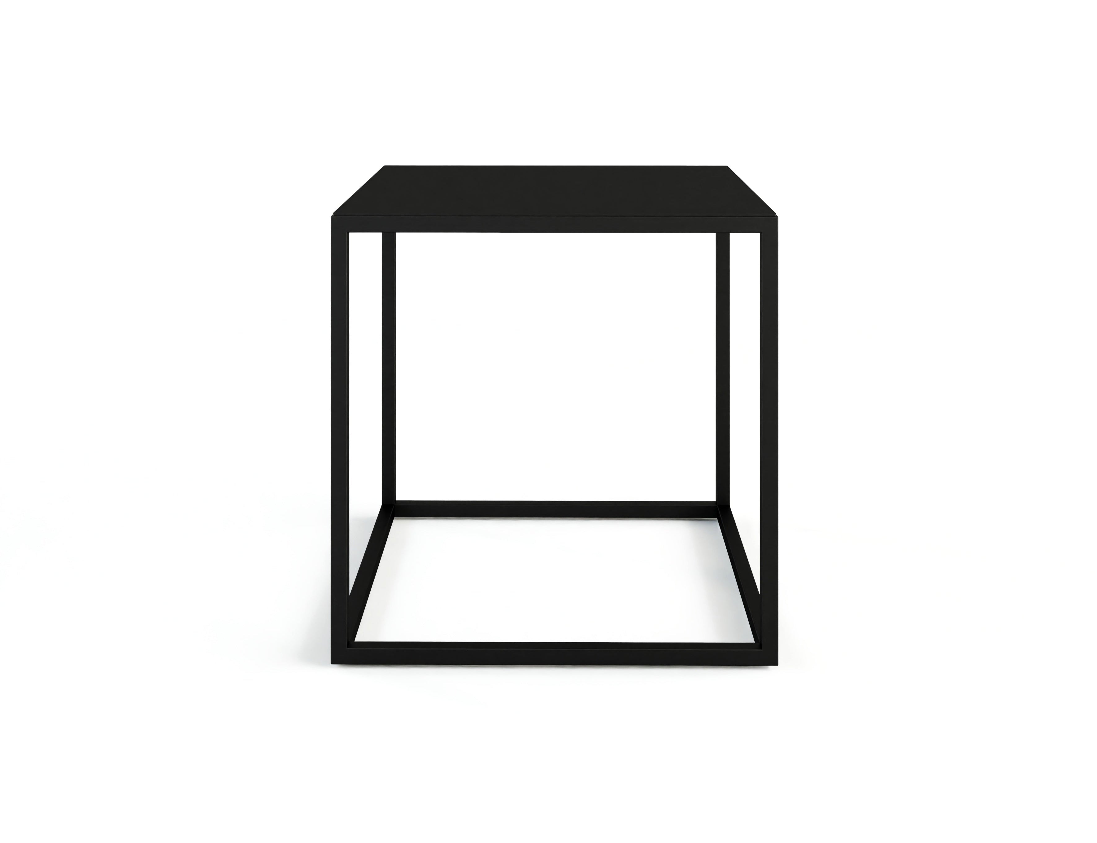 Salontafel/Bijzettafel Soli X – Minimalistisch ontwerp van staalplaat en Metaal