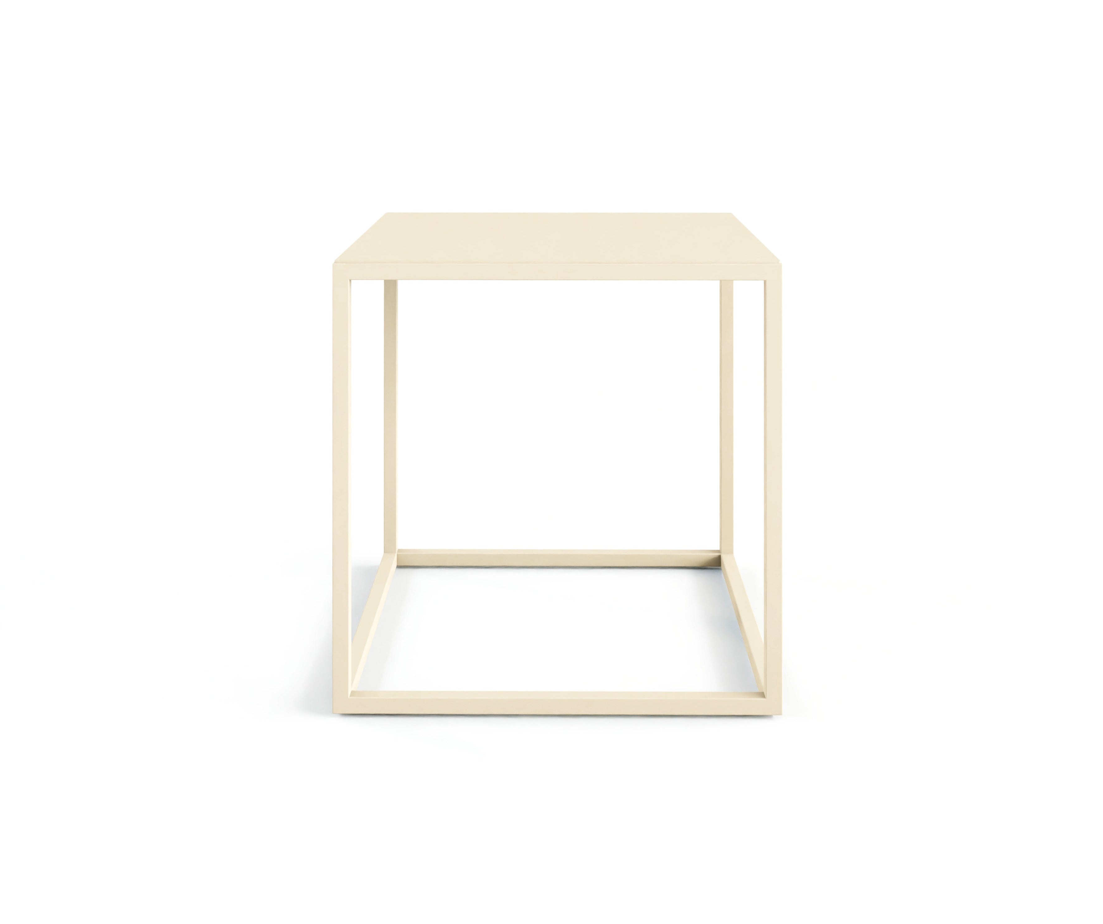 Salontafel/Bijzettafel Soli X – Minimalistisch ontwerp van staalplaat en Metaal