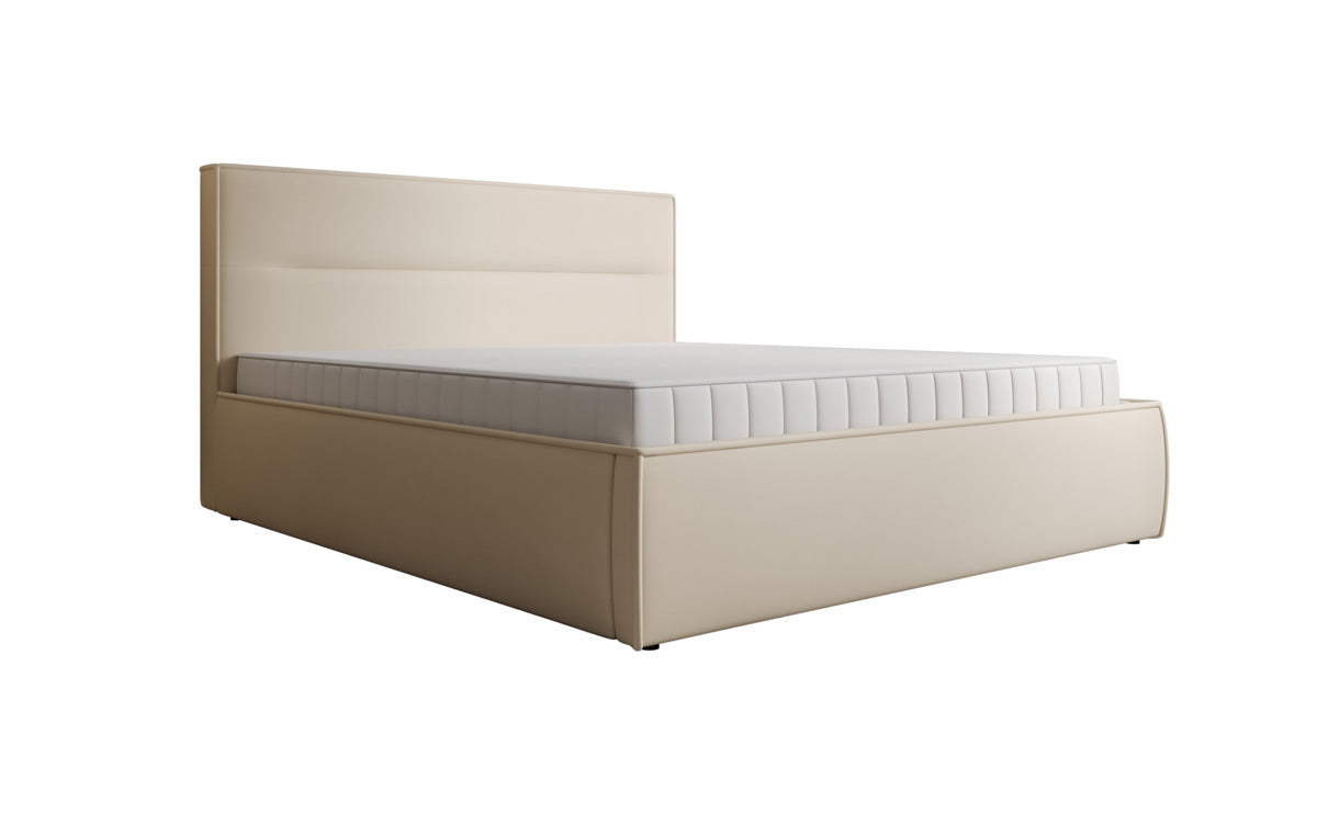 Designer gestoffeerd bed Merry Stof met opbergruimte