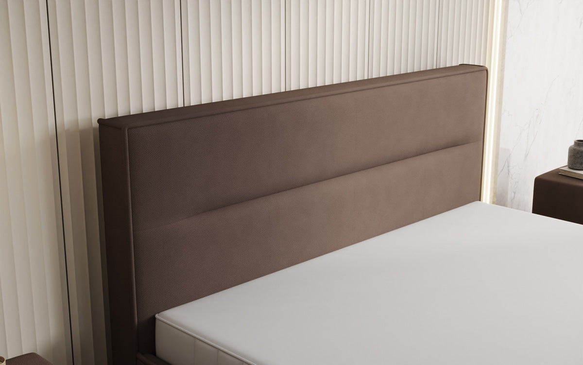 Designer gestoffeerd bed Merry Stof met opbergruimte
