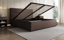 Lit rembourré design Merry Tissu avec espace de rangement