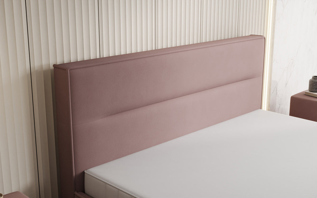 Designer gestoffeerd bed Merry Stof met opbergruimte