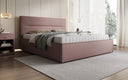Lit rembourré design Merry Tissu avec espace de rangement