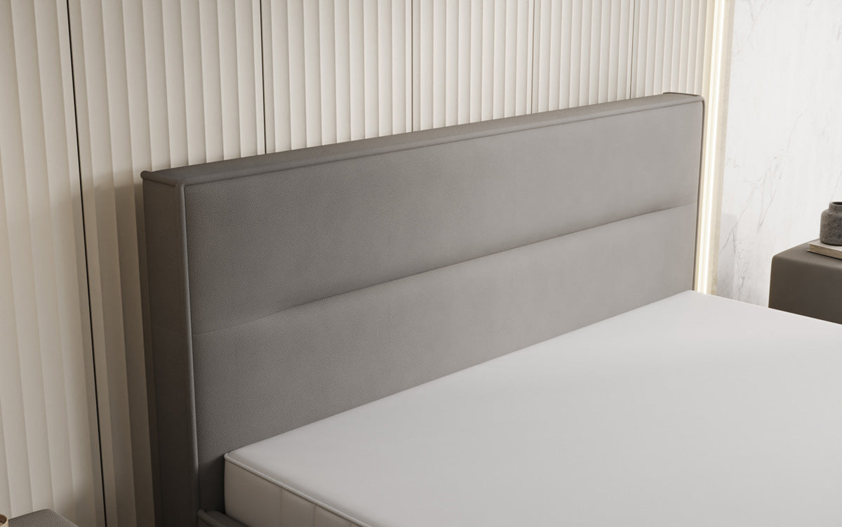 Designer gestoffeerd bed Merry Stof met opbergruimte