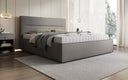 Lit rembourré design Merry Tissu avec espace de rangement