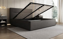 Lit rembourré design Merry Tissu avec espace de rangement