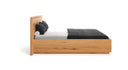 Lit design Celestia en Chêne massif avec espace de rangement