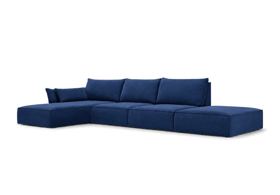 Designer Sofa Nuvola L Open in Samt