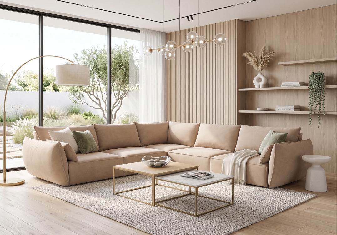 Designbank Nuvola L Maxi in Fluweel