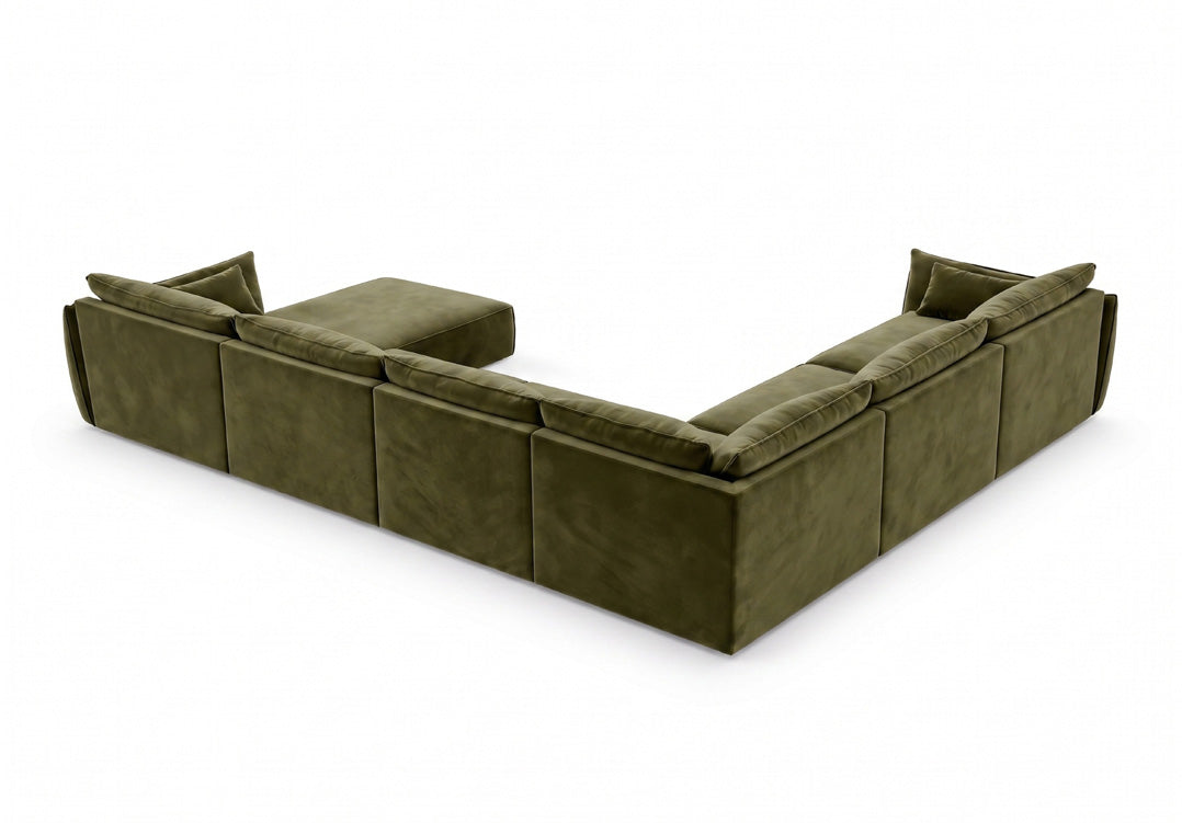 Designbank Nuvola U in Fluweel